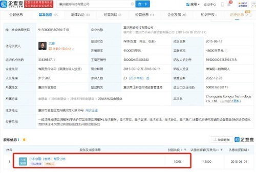 小米小額更名信息技術咨詢服務，釋放企業戰略升級信號